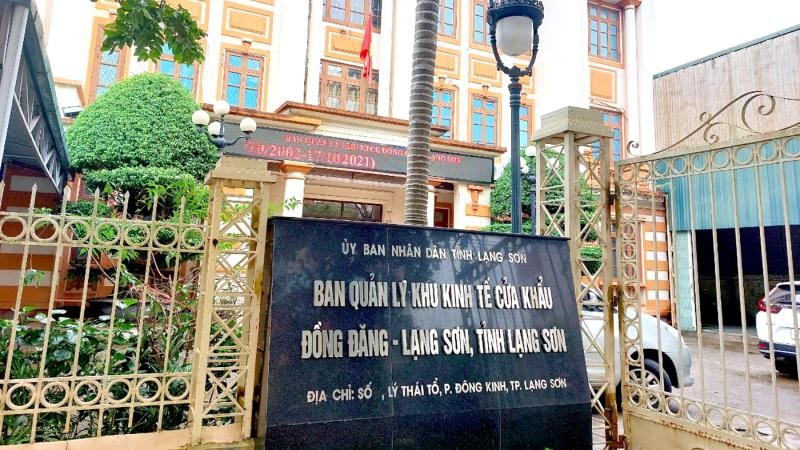 Trụ sở Ban Quản lý Khu kinh tế Cửa khẩu Đồng Đăng – Lạng Sơn. 