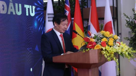 TS Phạm Đình Huỳnh – Chủ tịch HĐQT Đại Nam Sơn Group phát biểu tại sự kiện.