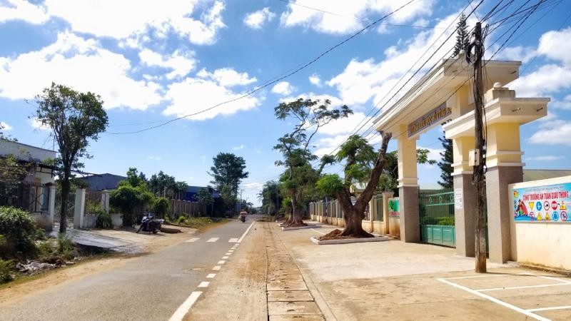 Trường Tiểu học Hồ Tùng Mậu, thành phố Pleiku - tỉnh Gia Lai sau chiến dịch truyền thông “Hành động an toàn đường bộ”.