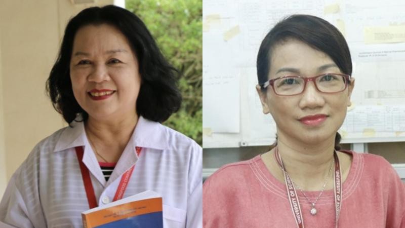 GS.TS Nguyễn Minh Thủy (trái) và GS.TS Nguyễn Thị Thanh Mai. Ảnh: VTC