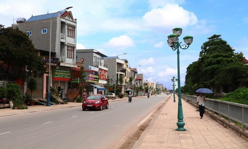 Một góc tuyến đường Việt Bắc.