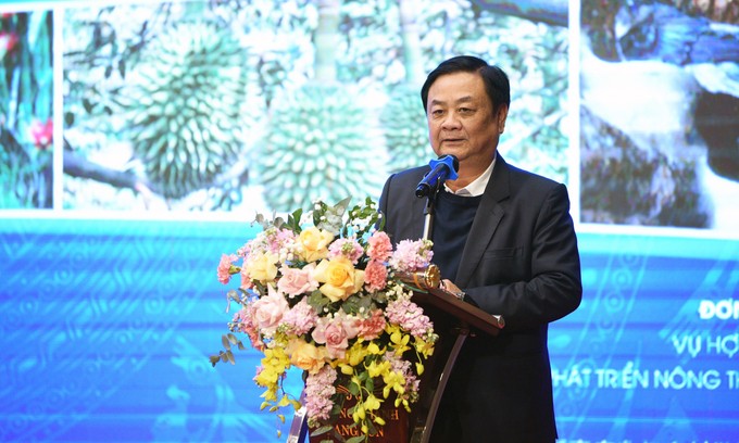 Bộ trưởng Bộ NN&PTNT Lê Minh Hoan.