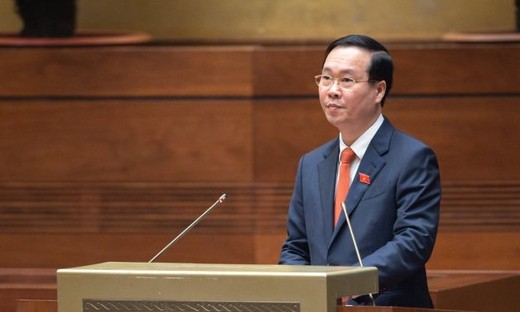 Chủ tịch nước Võ Văn Thưởng phát biểu sau lễ tuyên thệ.