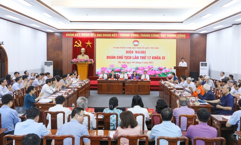 Hội nghị Đoàn Chủ tịch UBTƯ MTTQ Việt Nam lần thứ 17, khoá IX đã thống nhất để ban hành Đề án tổ chức Đại hội đại biểu MTTQ Việt Nam các cấp tiến tới Đại hội đại biểu toàn quốc MTTQ Việt Nam lần thứ X, nhiệm kỳ 2024 - 2029.