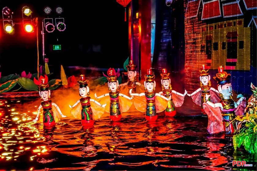 Múa rối nước, nét văn hóa truyền thống dân gian độc đáo. (Ảnh: Asiantravel)