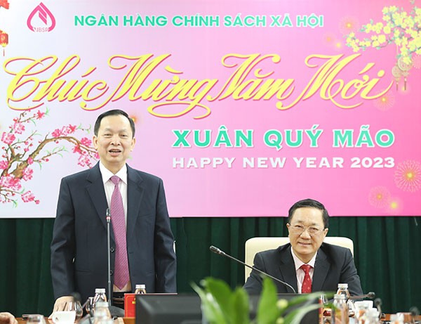 Phó Thống đốc Thường trực NHNN Việt Nam Đào Minh Tú phát biểu tại cuộc họp.