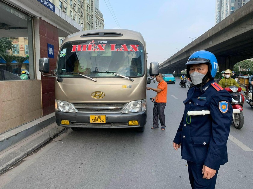 Thanh tra Sở Giao thông vận tải Hà Nội đẩy mạnh công tác phối hợp liên ngành trong xử lý vi phạm giao thông 