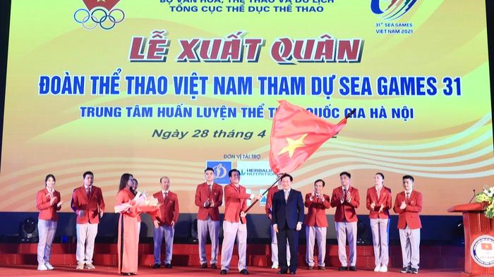 Lễ xuất quân đoàn thể thao Việt Nam dự SEA Games 31