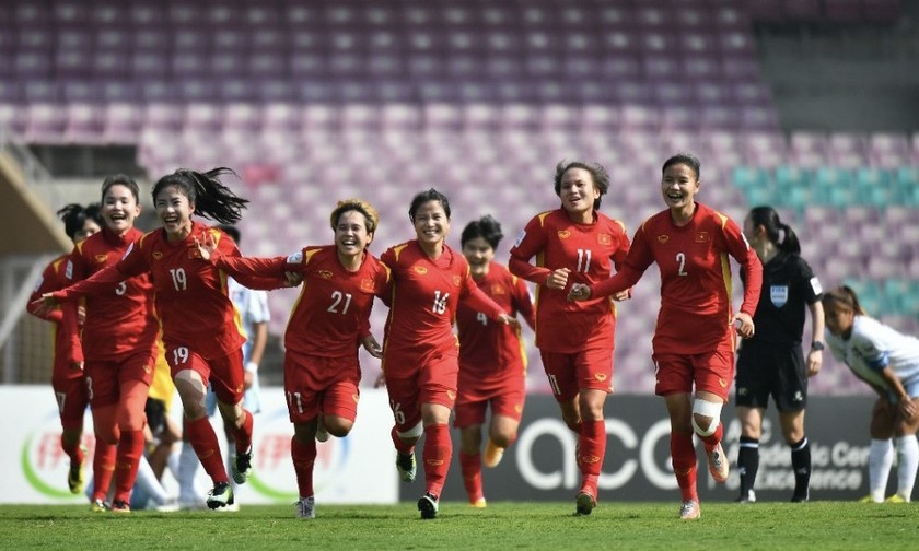 Đội tuyển nữ Việt Nam sắp tham dự ngày hội bóng đá nữ lớn nhất hành tinh (Ảnh: baotintuc.vn)