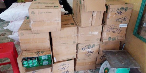 Nghệ An: CSGT bắt  1.800 tuýp kem đánh, 500kg bột ngọt.lậu và ma túy