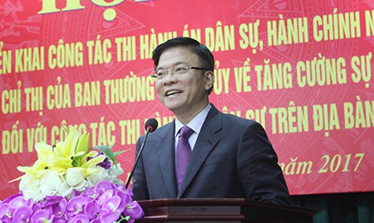 Bộ trưởng Lê Thành Long phát biểu tại hội nghị