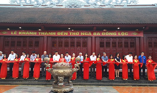 Lễ khánh thành khu Đền thờ Ngã ba Đồng Lộc được tổ chức sáng 15/7.