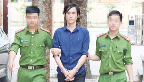 Nguyễn Văn Bảo bị bắt và di lý về Hà Tĩnh để phục vụ điều tra (Ảnh: Báo Hà Tĩnh)
