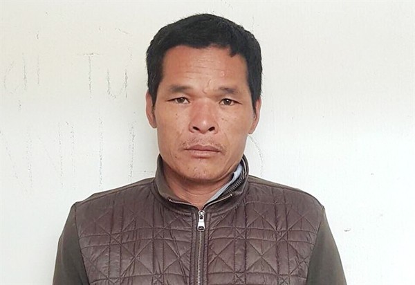 Đối tượng Nguyễn Văn Hạnh bị bắt sau 4 ngày 3 đêm lẩn trốn trong rừng. 