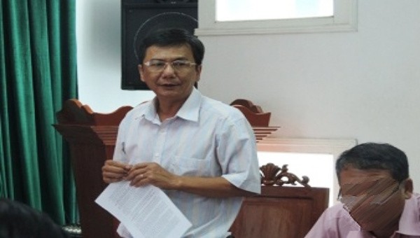 Ông Lê Tấn Thảo - Nguyên Phó Chủ tịch UBND huyện Đông Hòa. Ảnh: An Bình