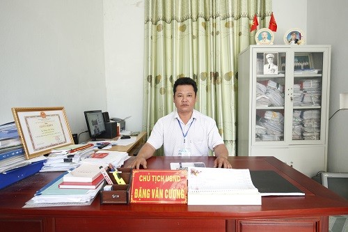 Ông Đặng Văn Cường, Chủ tịch UBND xã Kỳ Hoa.