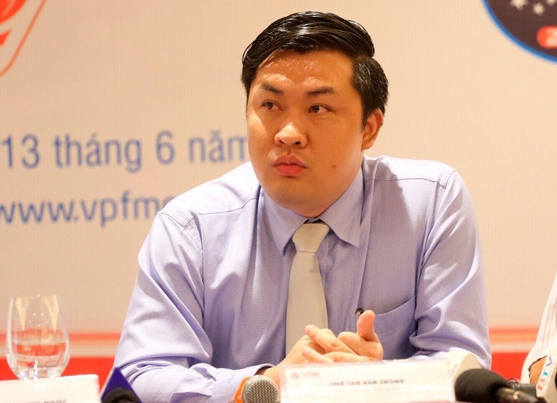 Phó Chủ tịch liên đoàn Bóng đá Việt Nam (VFF) Cao Văn Chóng 