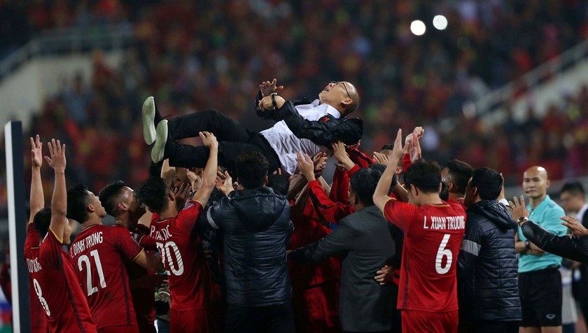 HLV Park Hang seo đã đưa đội tuyển Việt Nam vô địch AFF Cup 2018