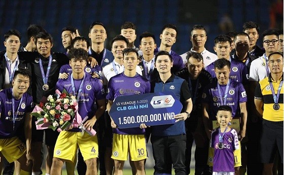 Hà Nội về nhì V.League 2020
