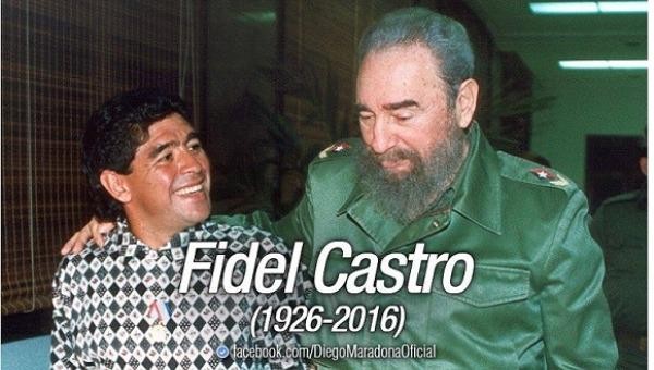 Maradona gọi Chủ tịch Fidel Castro là "người bạn tri âm".