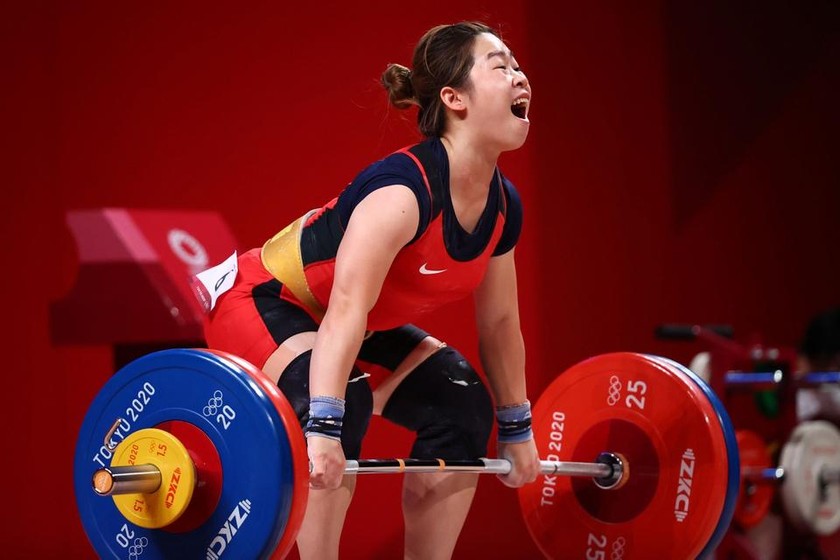 Hoàng Thị Duyên xếp thứ 5 ở hạng cân 59kg nữ (Ảnh: Reuters) 