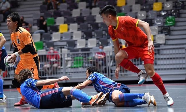 Futsal Việt Nam chơi ấn tượng trước Futsal Nhật Bản