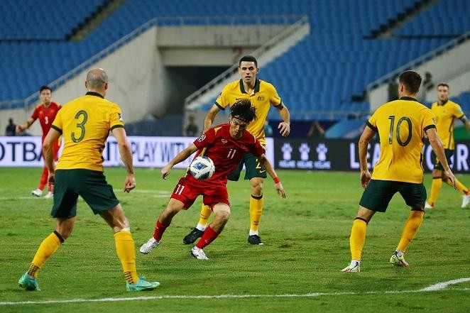 ĐT Việt Nam đã có trận đấu đáng khen về mặt chuyên môn trước ĐT Australia - đối thủ được đánh giá cao hơn 