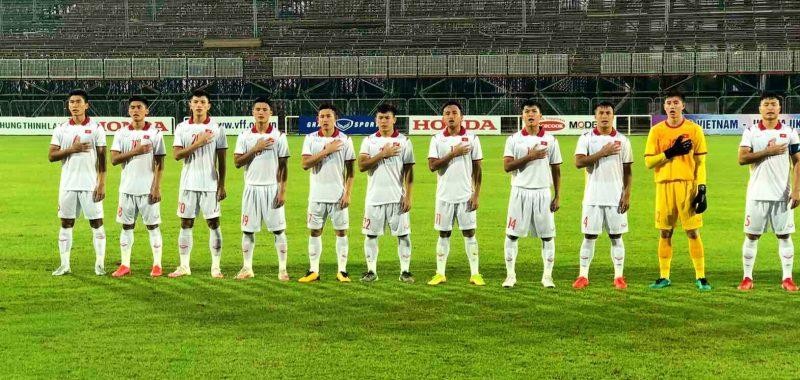 Đội hình xuất phát trong trận giao hữu đầu tiên của U23 Việt Nam trước thềm vòng loại U23 châu Á 2022. 