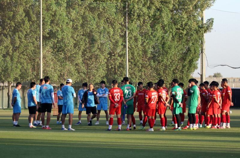 ĐT U23 Việt Nam đẩy cao khối lượng vận động trong buổi tập cuối cùng tại UAE 