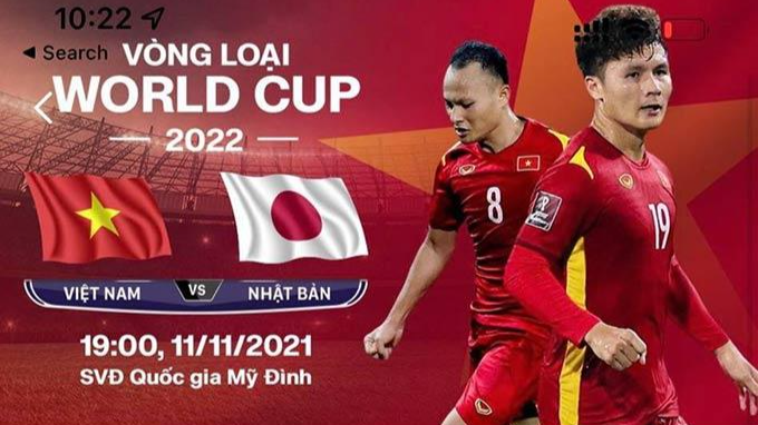 Nhiều khán giả đã may mắn sở hữu được tấm vé xem đội tuyển Việt Nam thi đấu với Nhật Bản.