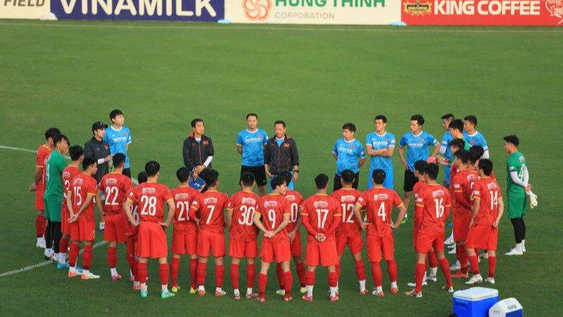 Đội tuyển Việt Nam tiếp tục tập luyện hướng đến thử thách gặp Nhật Bản 