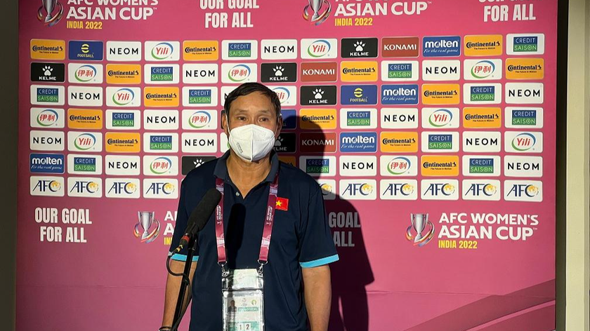 HLV Mai Đức Chung: Chúng tôi sẽ không bỏ cuộc, tiếp tục cố gắng hết sức ở trận đấu gặp Myanmar 