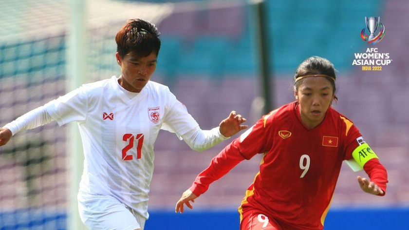 ĐT nữ Việt Nam đã có trận đấu khó khăn trước Myanmar