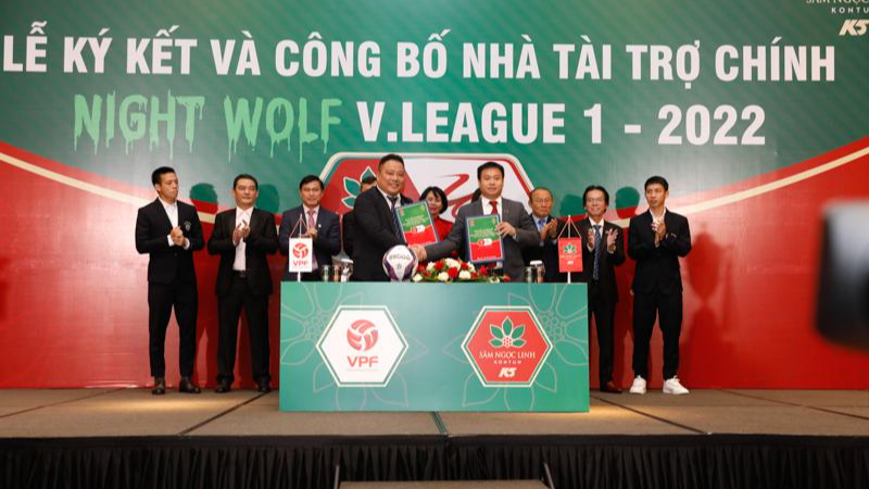 V.League 1 sẽ có tên gọi chính thức là Night Wolf V.League 1