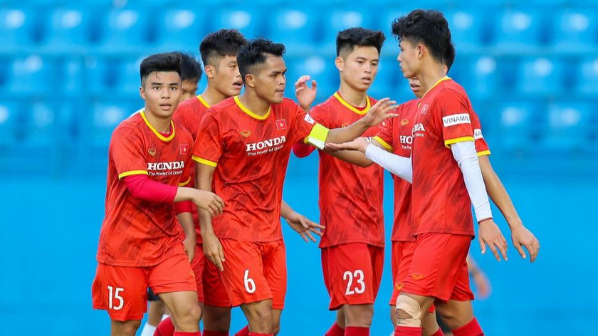 ĐT U23 Việt Nam thắng đậm CLB hạng Nhất Long An trong trận giao hữu tại Bình Dương.