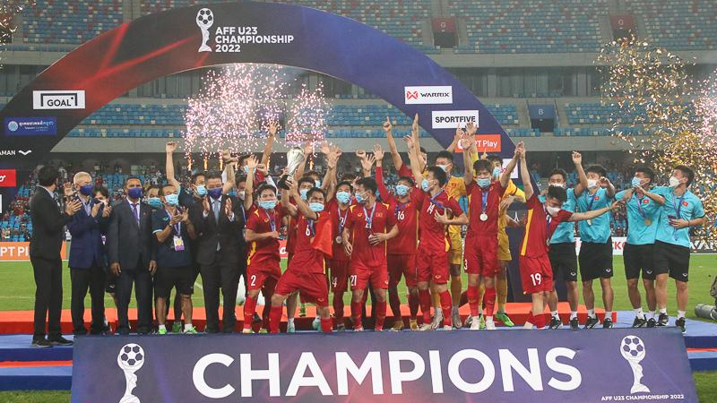 Đội tuyển U23 Việt Nam đăng quang ngôi vô địch giải U23 Đông Nam Á 2022 