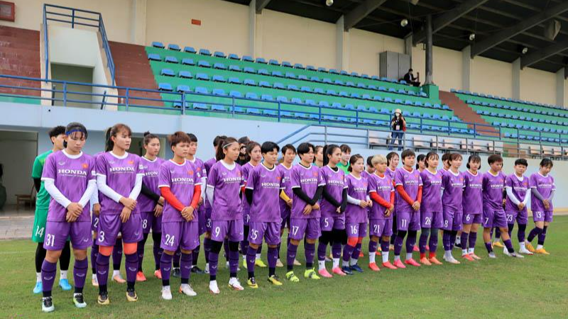 Đội tuyển nữ Việt Nam chuẩn bị cho mục tiêu bảo vệ tấm HCV SEA Games.