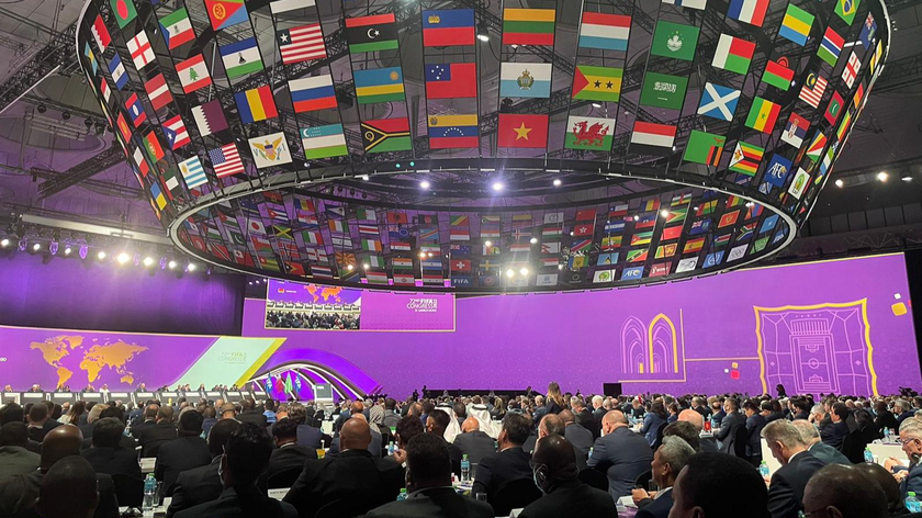 Đoàn đại biểu VFF tham dự Đại hội FIFA lần thứ 72 tại Doha, Qatar 