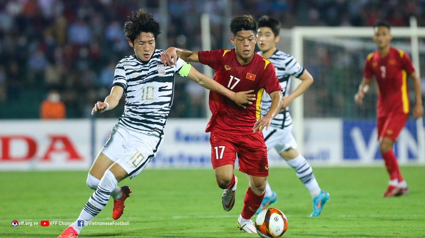 U23 Việt Nam chia điểm với U20 Hàn Quốc.