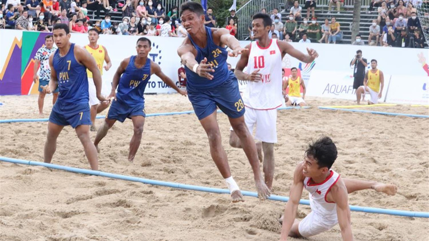 Bóng ném bãi biển Việt Nam thắng trận thứ hai về