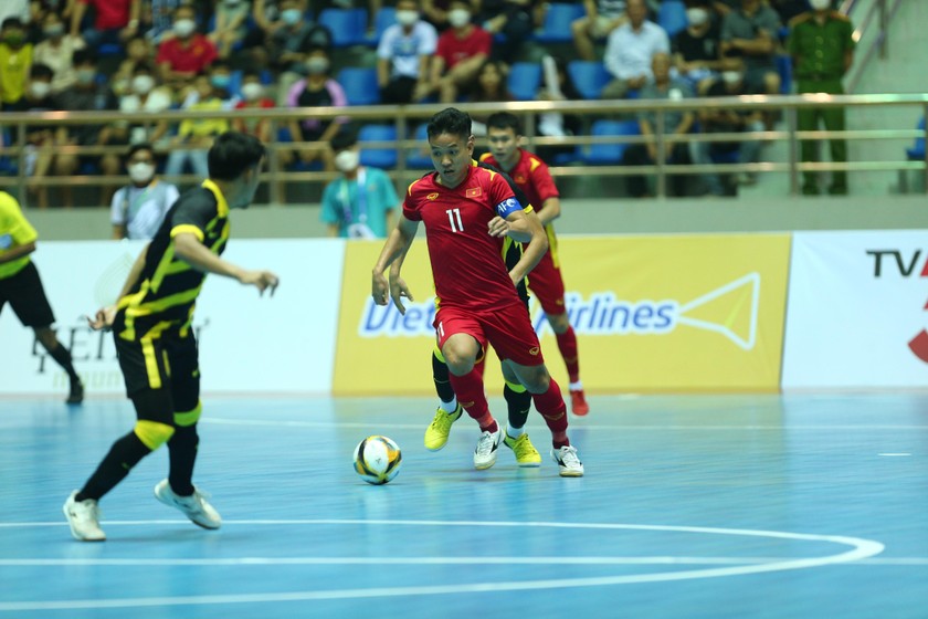  Futsal Việt Nam thắng futsal Malaysia 7-1 