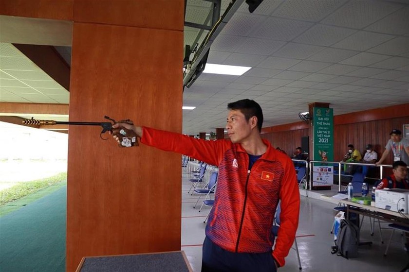 Xạ thủ Trần Quốc Cường giành huy chương vàng