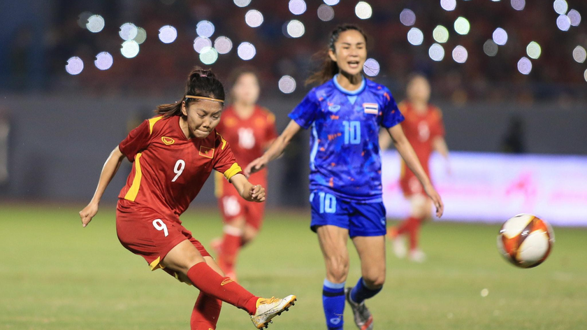 Huỳnh Như đã ghi bàn thắng quan trọng mang vê tấm huy chương vàng cho đội tuyển nữ Việt Nam