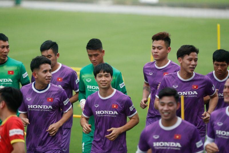 Đội tuyển Việt Nam chuẩn bị trận đấu giao hữu gặp Afghanistan 