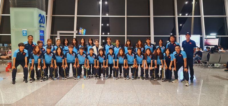 Đội tuyển U18 nữ quốc gia lên đường sang Nhật Bản tập huấn 