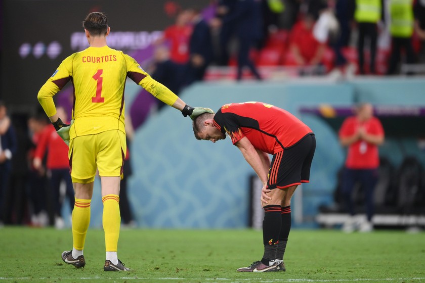 Đội tuyển Bỉ gục ngã khi dừng bước ở vòng bảng