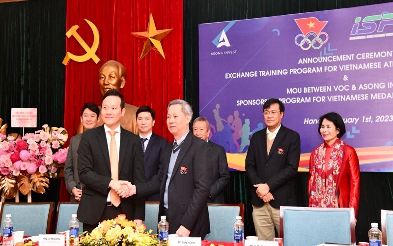 Thỏa thuận hợp tác giữa Ủy ban Olympic Việt Nam và Quỹ chiến lược thể thao quốc tế đã được ký kết 