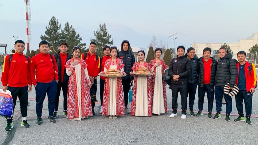 U20 Việt Nam đã đến Uzbekistan 