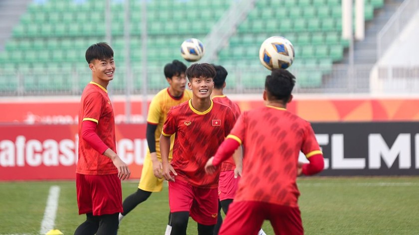 U20 Việt Nam sẵn sàng cho trận gặp U20 Iran, không ra sân với tư tưởng cầu hòa (ảnh VFF)