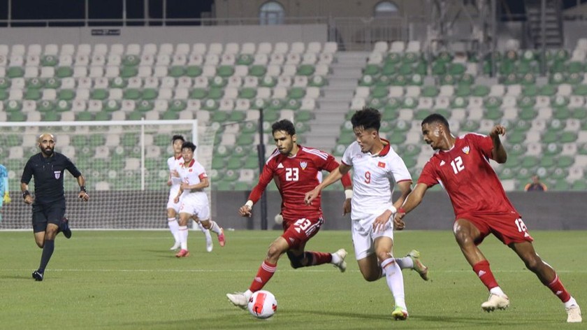 U23 bại trận thứ 2 liên tiếp tại giải Doha Cup (ảnh VFF)